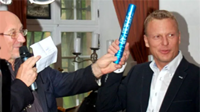 Staffelübergabe von Dietmar Vogel an Siegfried Gruber
